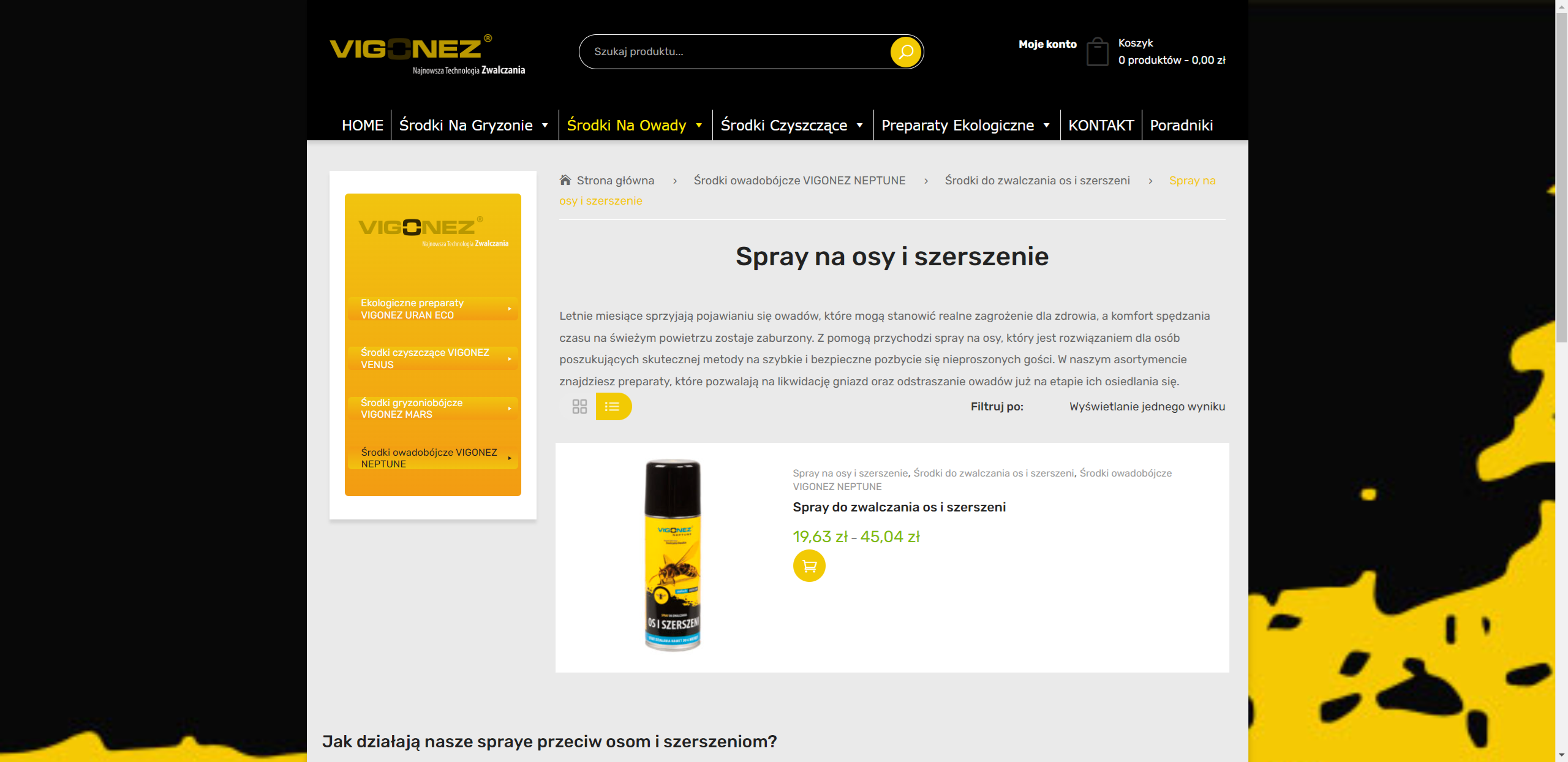 Jak działa spray na osy i na co zwrócić uwagę przed pierwszym użyciem?