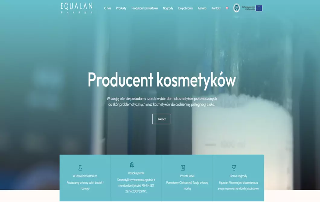 Producent kosmetyków Equalan Pharma